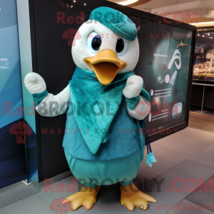 Teal Swans mascottekostuum...