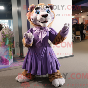 Lilla Smilodon maskot...