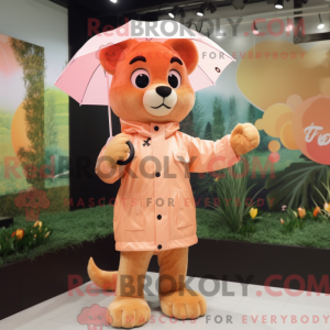 Peach Panther mascotte...