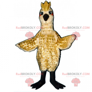 Bird mascot with crest - Redbrokoly.com