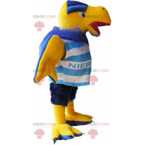 Vogelmascotte met supportersuitrusting - Redbrokoly.com