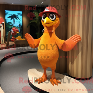 Oranje Specht mascotte...
