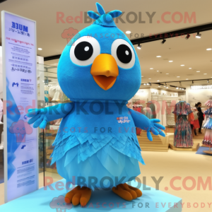 Cyan Quail Maskottchen...