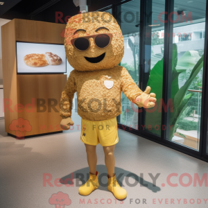 Maskottchenkostüm Gold...
