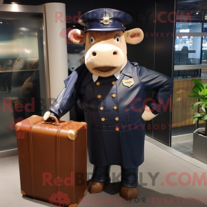 Disfraz de mascota Navy...