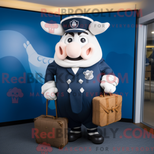 Navy Beef Wellington mascot...