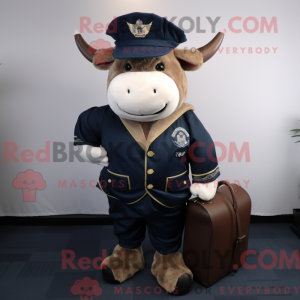 Navy Beef Wellington mascot...
