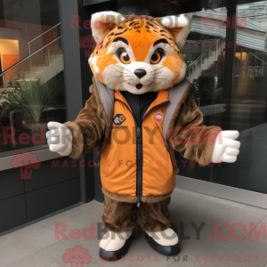 Costume mascotte de Bobcat...