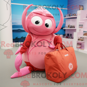 Pink Hermit Crab mascot...