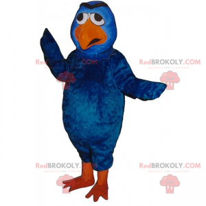 Blauwe vogel mascotte - Redbrokoly.com
