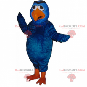 Blaues Vogelmaskottchen - Redbrokoly.com