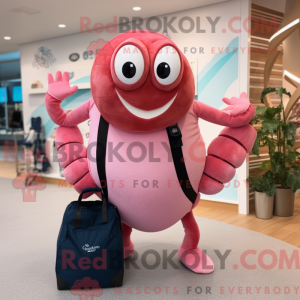 Pink Hermit Crab mascot...