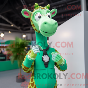 Groene giraffe...