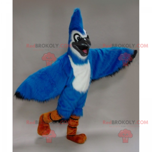 Mascota pájaro azul y blanco - Redbrokoly.com