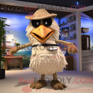Costume mascotte de Merle...
