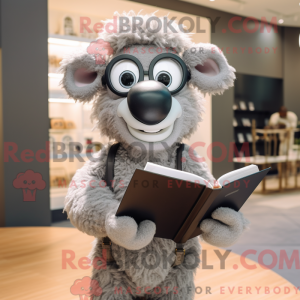Grå Merino Sau maskot...
