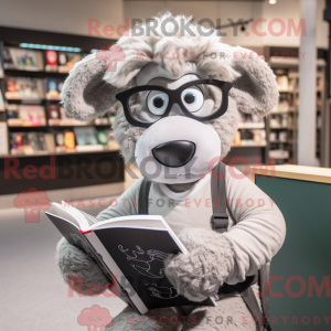 Grå Merino Sau maskot...