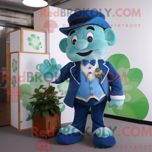 Blue Four Leaf Clover...