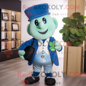 Blue Four Leaf Clover...