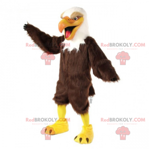 Mascote pássaro ameaçador - Redbrokoly.com