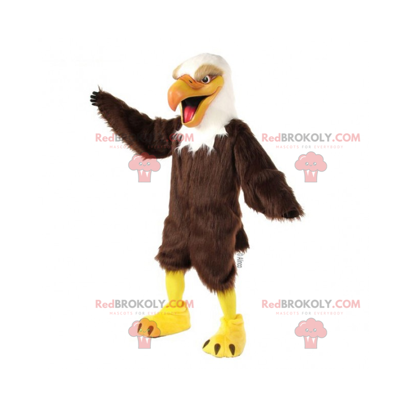 Mascotte d'oiseau menaçant - Redbrokoly.com