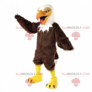 Threatening bird mascot - Redbrokoly.com