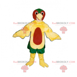 Mascotte d'oiseau multicolore - Redbrokoly.com