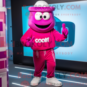 Magenta Candy Box maskot...
