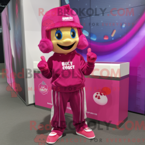 Magenta Candy Box maskot...