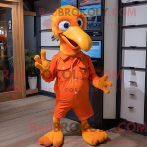 Orangefarbener...