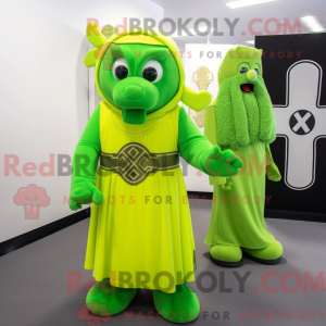 Lime Green Celtic Cross...