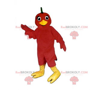 Mascotte d'oiseau rouge - Redbrokoly.com
