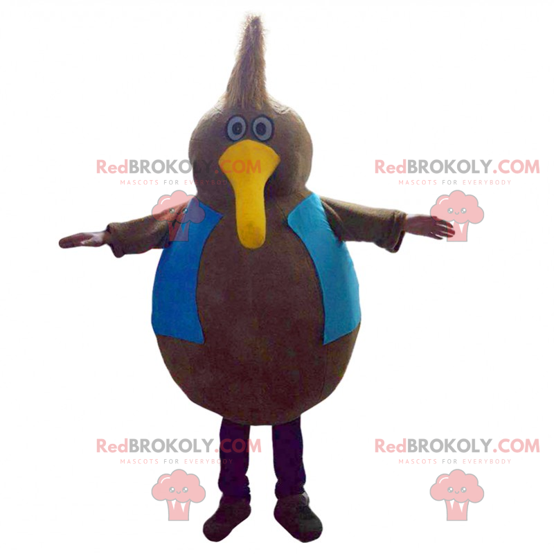Mascota de pájaro todo redondo con pico largo amarillo - Mascota de pájaro todo redondo con pico largo amarillo -