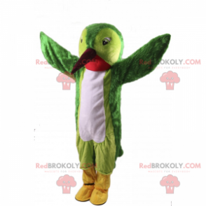 Mascotte de colibri vert - Redbrokoly.com
