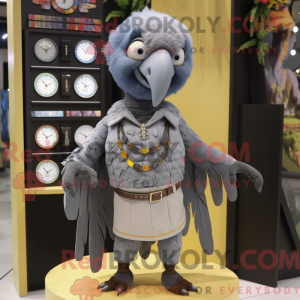 Gray Parrot mascot costume...