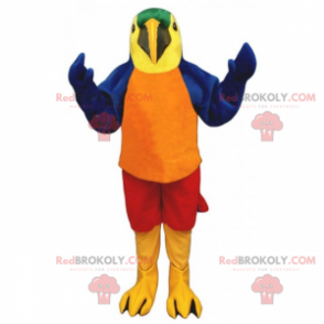 Mascote pássaro - papagaio - Redbrokoly.com