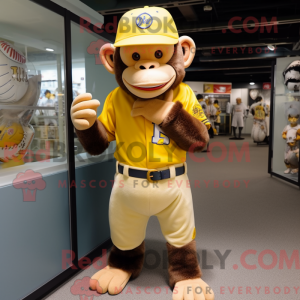 Yellow Chimpanzee mascot...