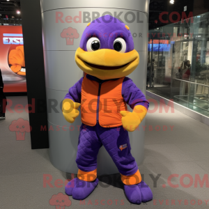 Purple Mandarin mascot...