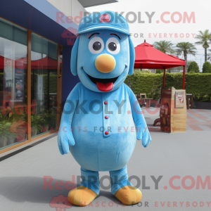 Postava maskota Sky Blue...