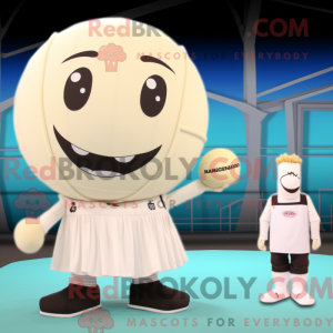 Cream Volleyball Ball...