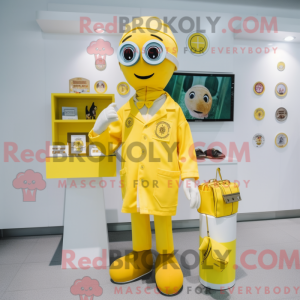 Maskottchenkostüm Gelber...