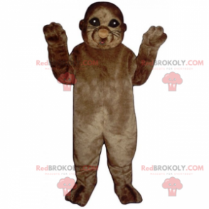 Brown Sea Lion Maskottchen - Redbrokoly.com