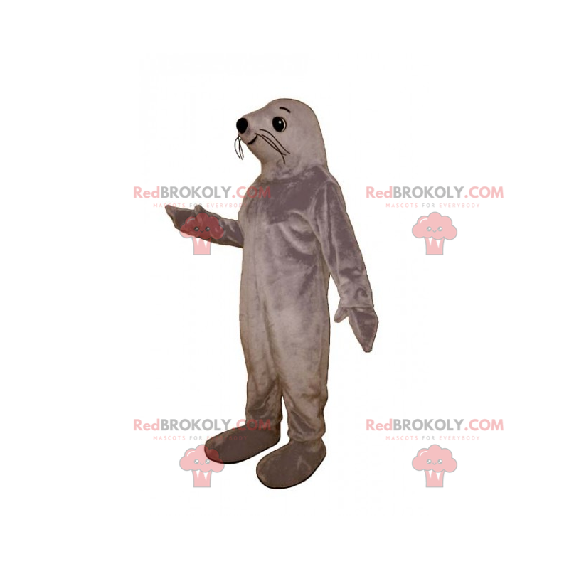 Smiling sea lion mascot - Redbrokoly.com