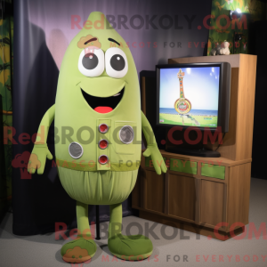 Oliven-tv-maskotkostumekara...