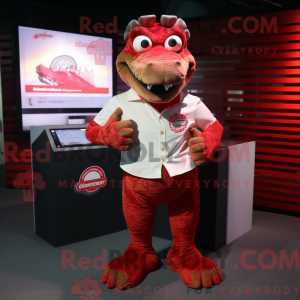 Maskottchenkostüm Rotes...