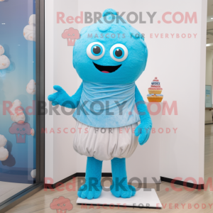 Postava maskota Sky Blue...