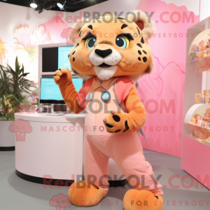 Peach Smilodon máscara de...