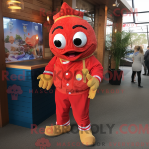 Postava maskota Red Fish...