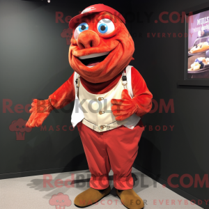 Red Fish And Chips maskot...