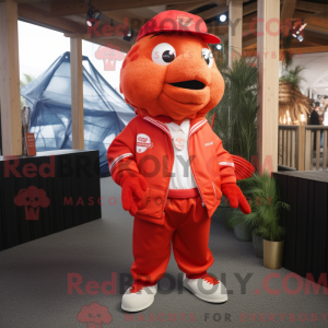 Red Fish And Chips maskot...